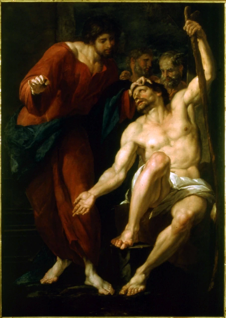  9-Paolo Pagani-Cristo ridona la vista al cieco nato -Galleria Sabauda-Torino 